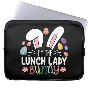Funda Para Portátil Soy La Señora Almuerzo Conejita Pascua Coincidente