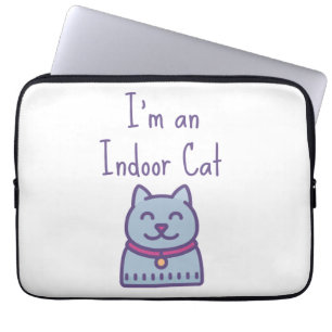 Funda Para Portátil Soy un amante del gato y el humor gracioso en el i