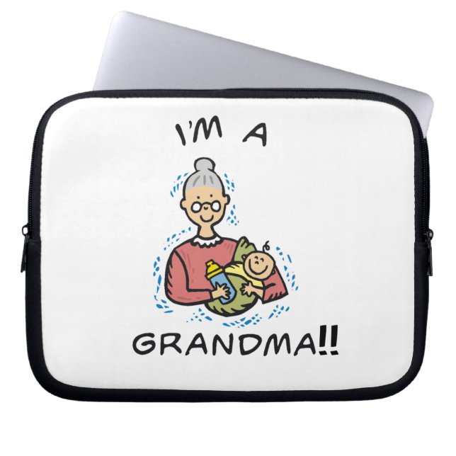 Funda Para Portátil Soy una Abuela y Regalos para bebés (Frente)