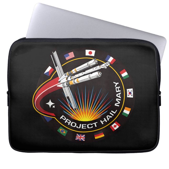 Funda Para Portátil Space Mission Patch (Frente)