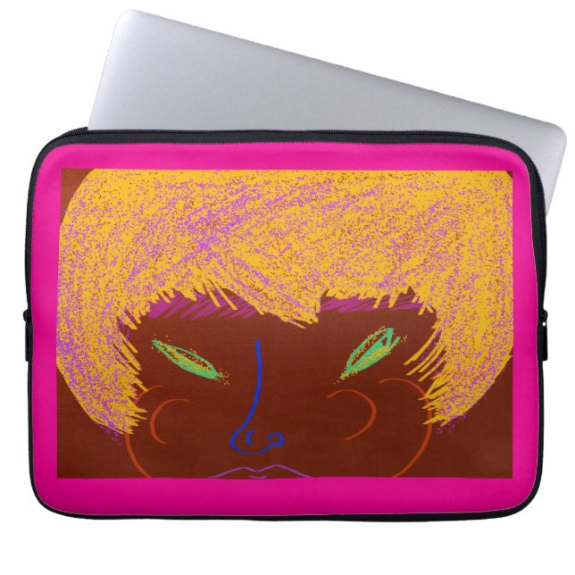 Funda para portátil Sparkling Beauty Queen (Frente)