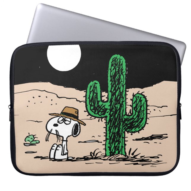Funda Para Portátil Spike en el desierto de Moonlit (Frente)