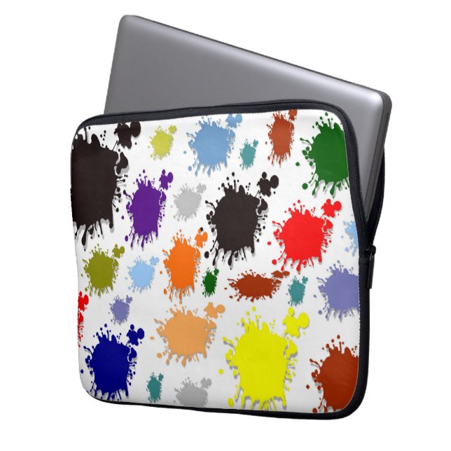 Funda Para Portátil Splash Paint Electronics Bag (Anverso izquierdo)