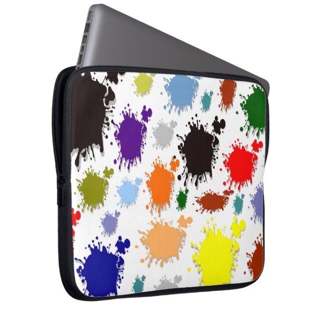 Funda Para Portátil Splash Paint Electronics Bag (Anverso derecho)