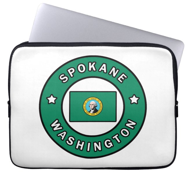 Funda Para Portátil Spokane Washington (Frente)