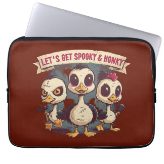 Funda para portátil Spooky Duck Halloween