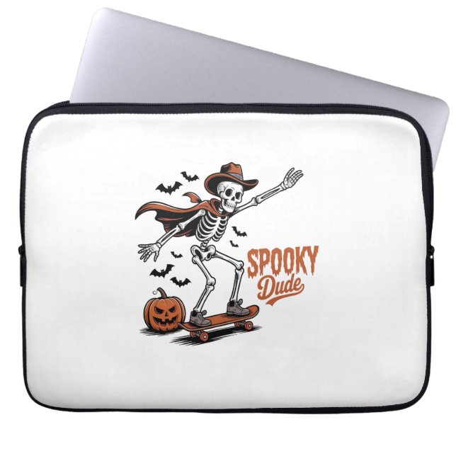 Funda Para Portátil Spooky Dude Spooky Season (Frente)