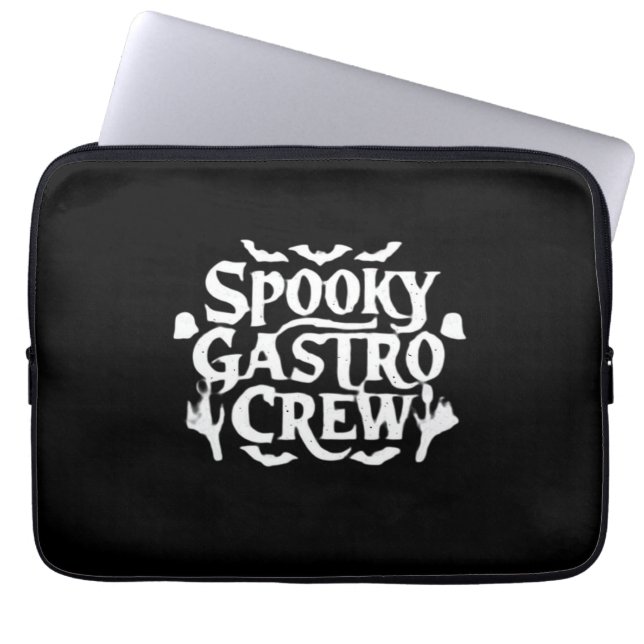 Funda Para Portátil Spooky Gastro Crew Gastro Nurse Halloween Classic (Frente)