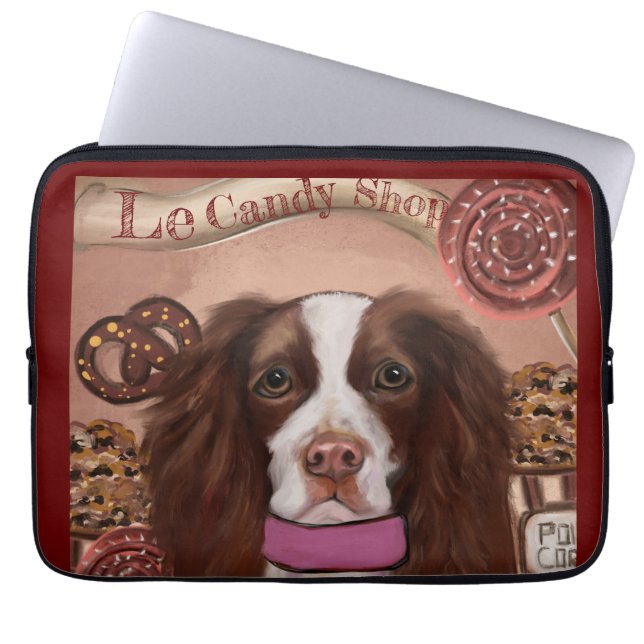 Funda Para Portátil Springer Spaniel Inglés (Frente)
