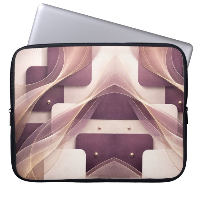 Funda Para Portátil Square shapes AI art  (Frente)