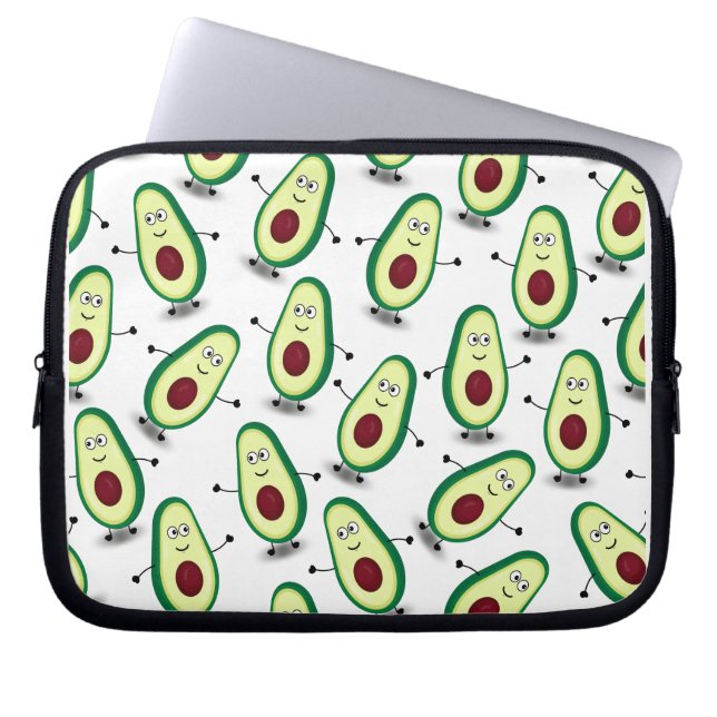 Funda Para Portátil Sr. Avocado Pattern (Frente)