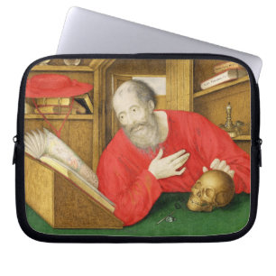 Funda Para Portátil St Jerome en su estudio, 1650 (bodycolour y w/c