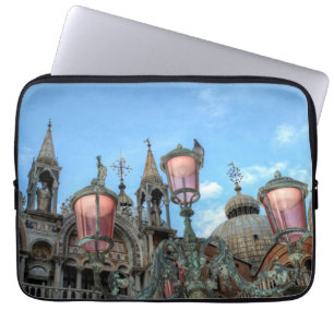 Funda Para Portátil St. Marks y lámpara, Venecia, Italia