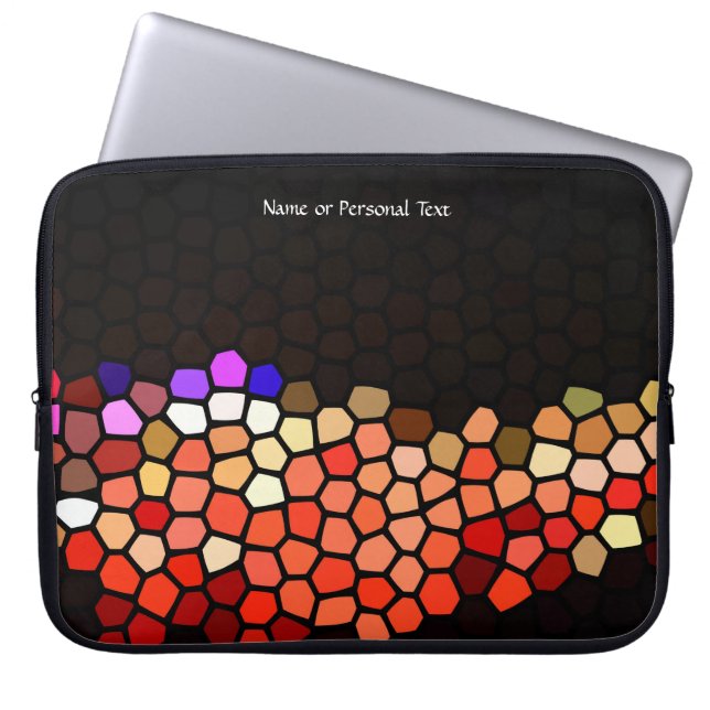 Funda Para Portátil Stained Glass Art Pathway Personal Laptop Cover (Frente)