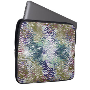 Funda Para Portátil Stains and splatters of paint under hammered glass