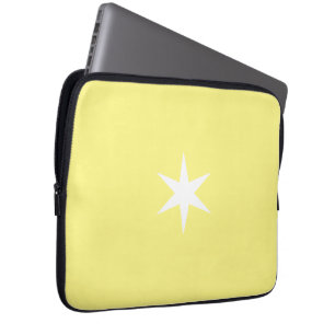 Funda Para Portátil Star Stern amarillo y blanco