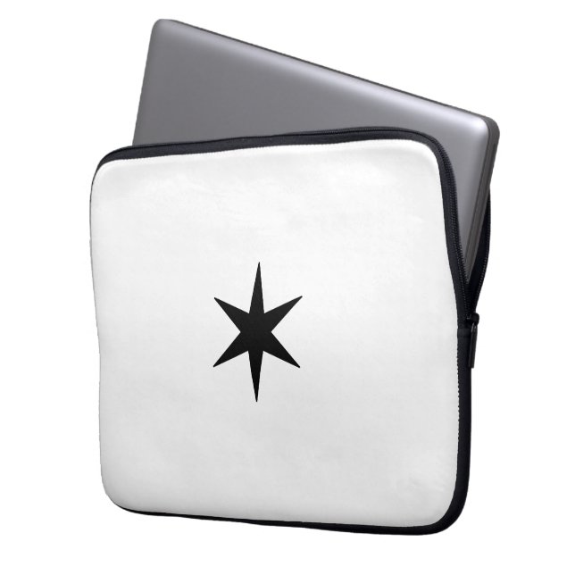 Funda Para Portátil Star Stern black and white (Anverso izquierdo)