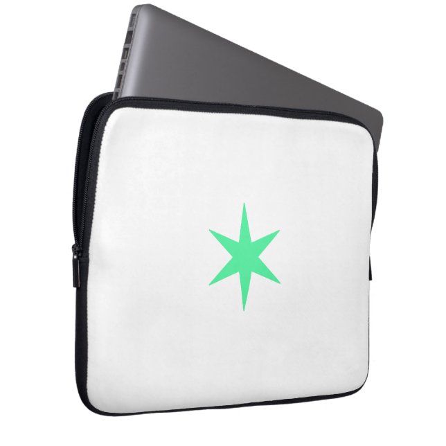 Funda Para Portátil Star Stern neon-green and white (Anverso derecho)