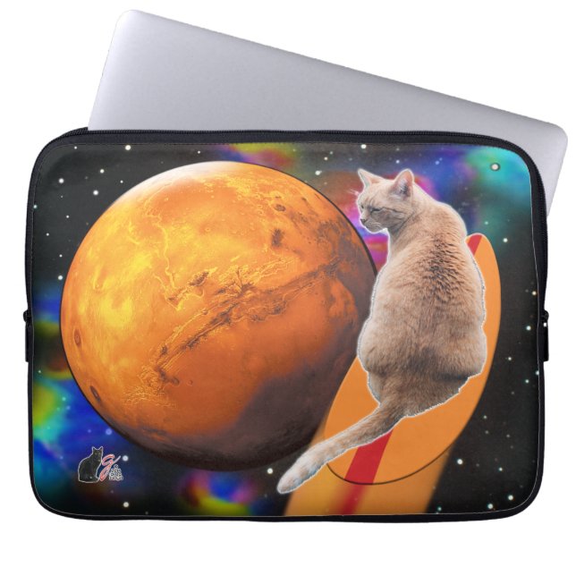 Funda Para Portátil Star Surfer-Cat Chili Pepper (Frente)