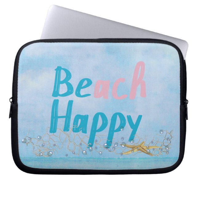 Funda Para Portátil Starfish Beach Happy (Frente)