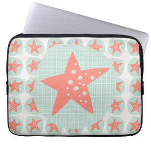 Funda Para Portátil Starfish Whimsical Sea Ocean Nautical