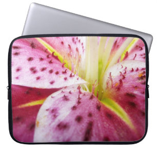 Funda Para Portátil Stargazer Lily Bright Magenta Floral