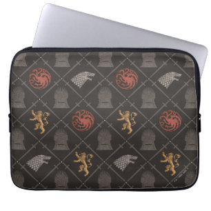 Funda Para Portátil Stark, Lannister, Targaryen, Patrón de trono de hi