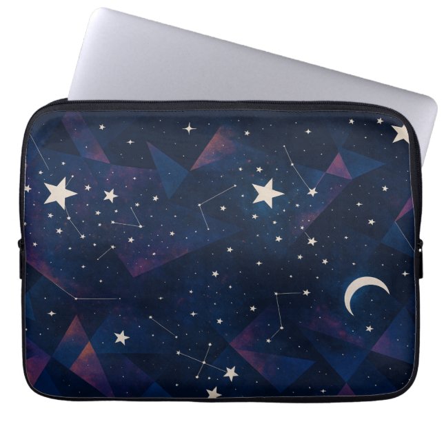 Funda Para Portátil Starry Constellation Sky - Patrón nocturno celesti (Frente)