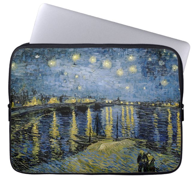 Funda Para Portátil Starry Night Vincent van Gogh (Frente)