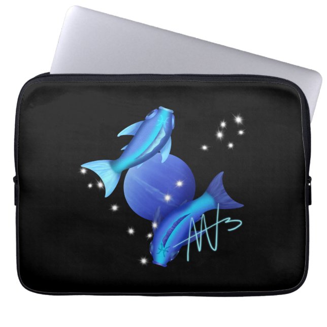 Funda Para Portátil Starry Pisces Neptune Zodiac (Frente)