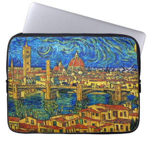 Funda Para Portátil Starry Starry Night Florence Italia
