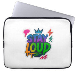 Funda Para Portátil Stay Loud Graffiti Neon Artwork