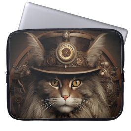 Funda Para Portátil Steampunk Cat