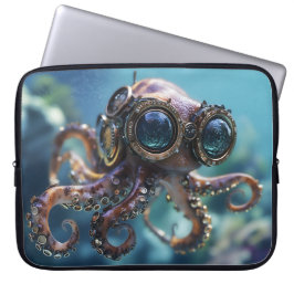 Funda Para Portátil Steampunk Octopus