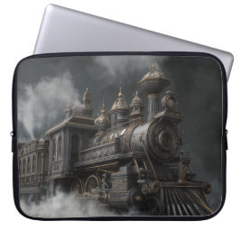 Funda Para Portátil Steampunk Train