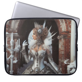 Funda Para Portátil Steampunk Victorian Industrial Winter Queen