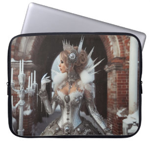 Funda Para Portátil Steampunk Victorian Industrial Winter Queen