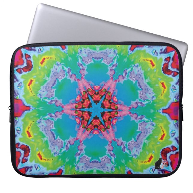 Funda Para Portátil Stemma Kaleidoscope Portátil Sleeve (Frente)