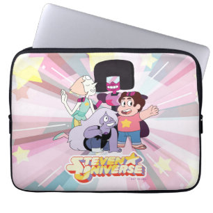 Funda Para Portátil Steven Universe   Crystal Gem Group Huddle