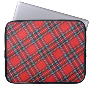 Funda Para Portátil Stewart Royal Modern Tartan Laptop Sleeve