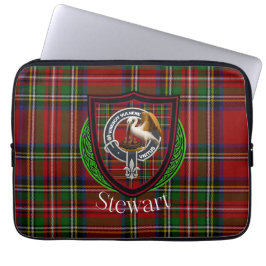 Funda Para Portátil Stewart Scottish Clan Tartan and Crest