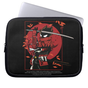 Funda Para Portátil Stickman Samurai