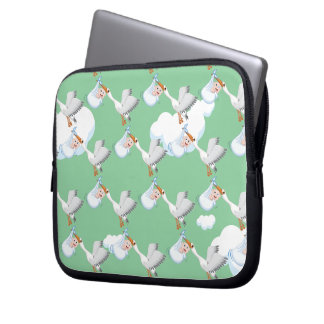 Funda Para Portátil Stork carrying new born Baby