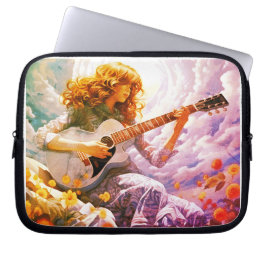 Funda Para Portátil Strumming My Guitar in the Storm 10"