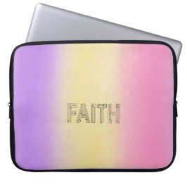 Funda Para Portátil Stylish faith typography