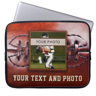 Funda Para Portátil Su FOTO y TEXTO Estuche de Fútbol Vintage para Lap