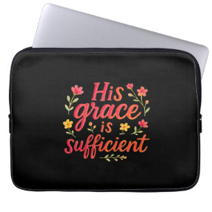 Funda Para Portátil Su Gracia es Suficiente