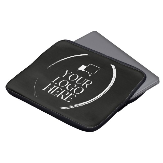 Funda Para Portátil Su Logo Aquí Moderno (Superior anverso)