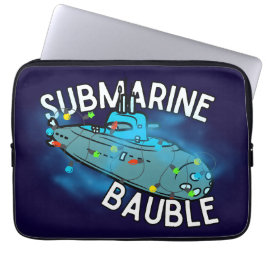 Funda Para Portátil Submarino, bauble, navidades