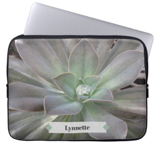 Funda Para Portátil Suculento Verde Personalizado